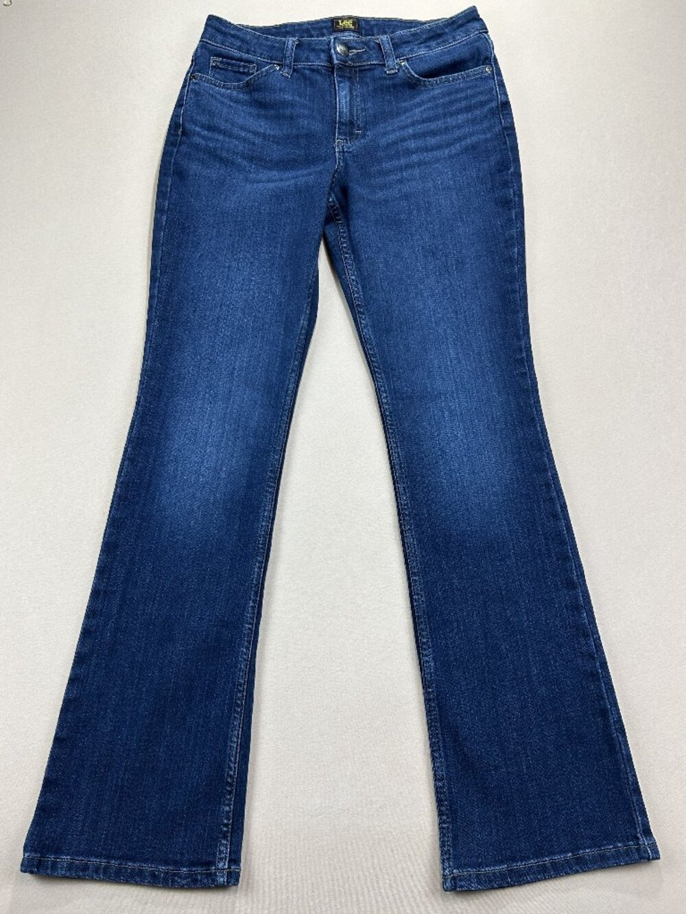 Lee Jeans Women's Size 28 Blue Denim Premiun And Smarter Fit Bootcut Stretch
